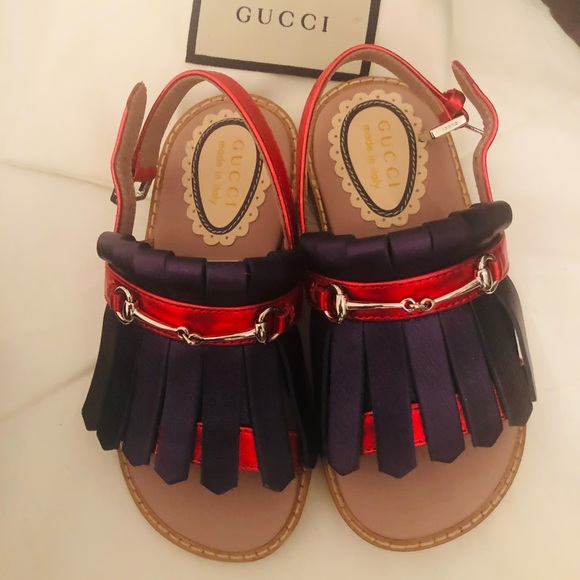 - Gucci girls sandals NWT